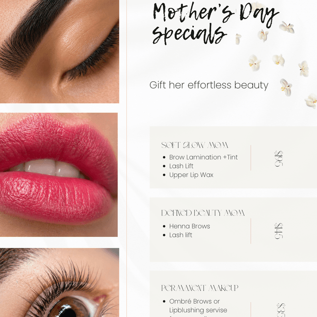 Soft Glow Mother’s Day at Yami Brows Studio in White Plains, NY